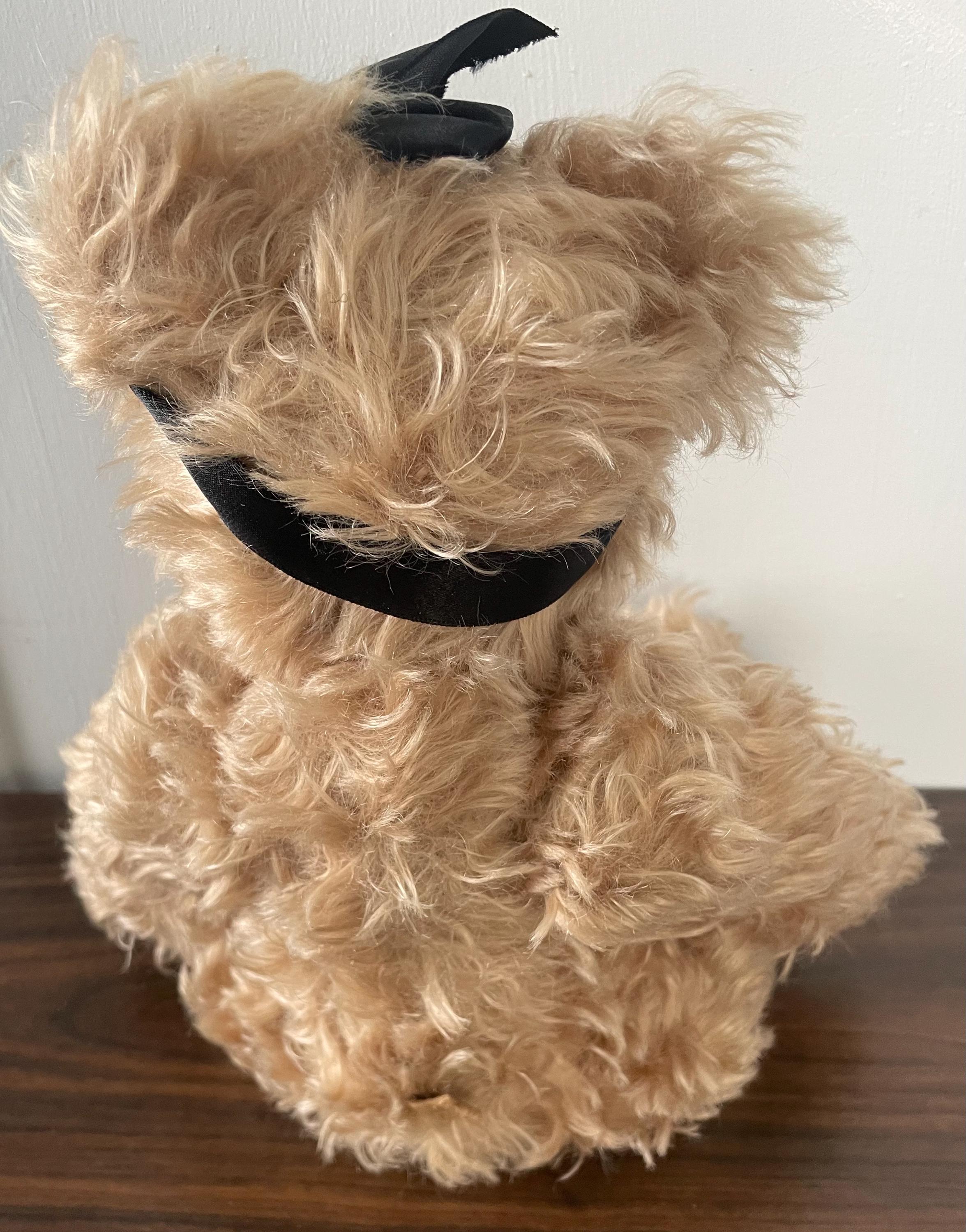 Long Golden Mohair Teddy Bear "Emma Claire" Exclusively Yours Julia Rueger