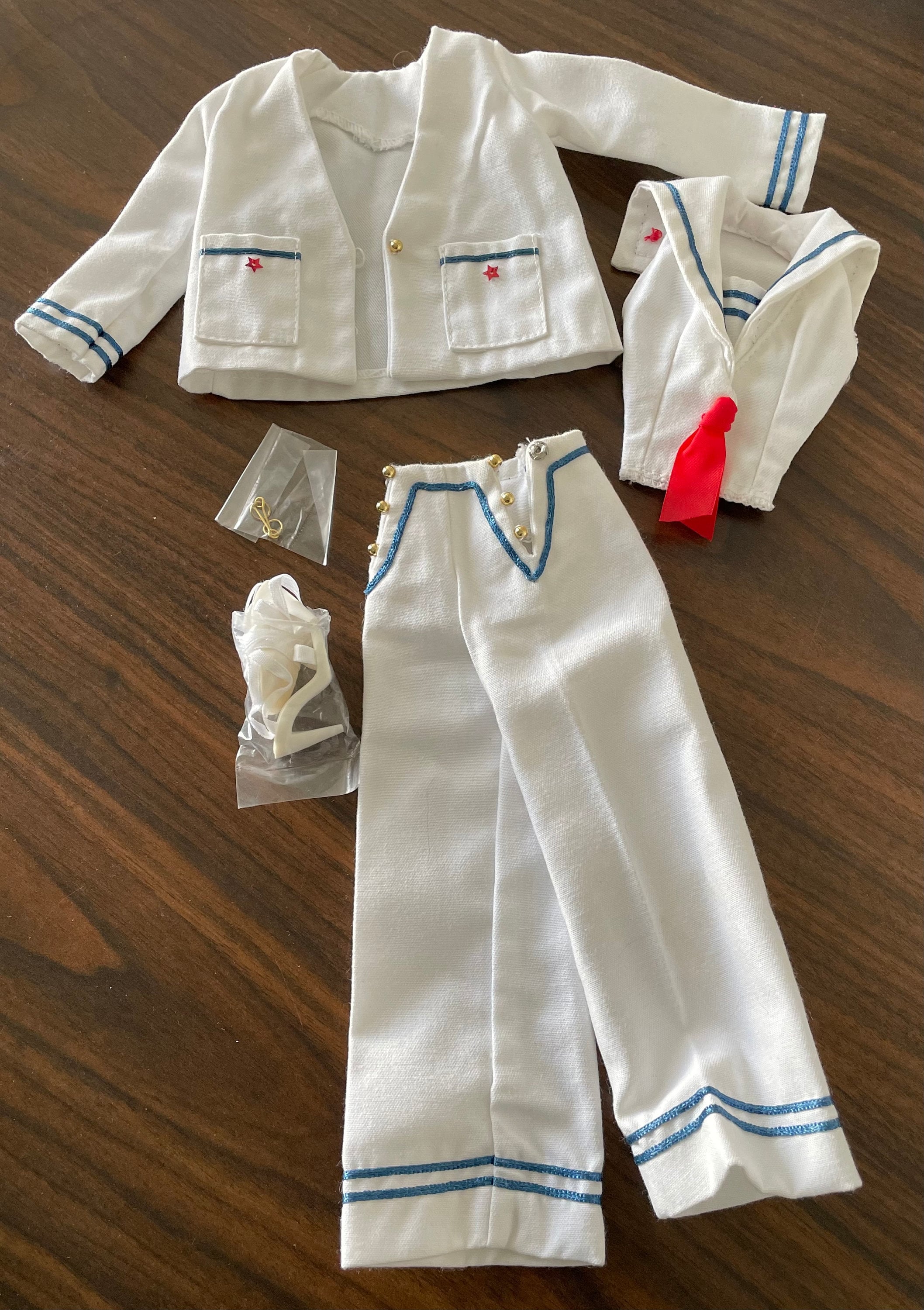 Ashton Drake Gene Doll "Sea Spree"  Sailor Outfit with Shoes and Earrings