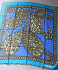 Stylish Vintage Designer "Givenchy" Block Freres 100% Virgin Wool Scarf 28" x 29"
