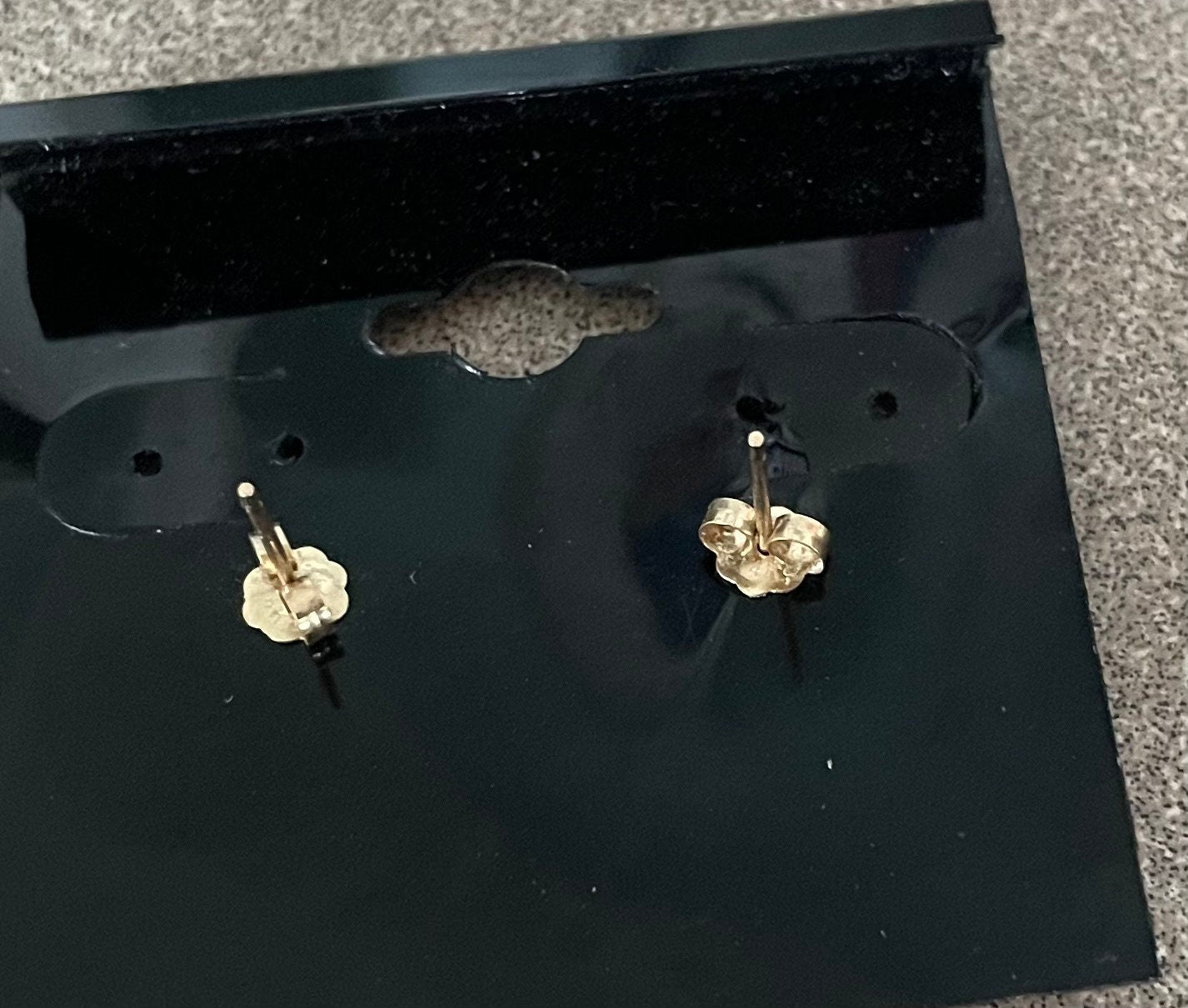 Petite Delicate 2mm Genuine Diamond 14k Gold Post Earrings