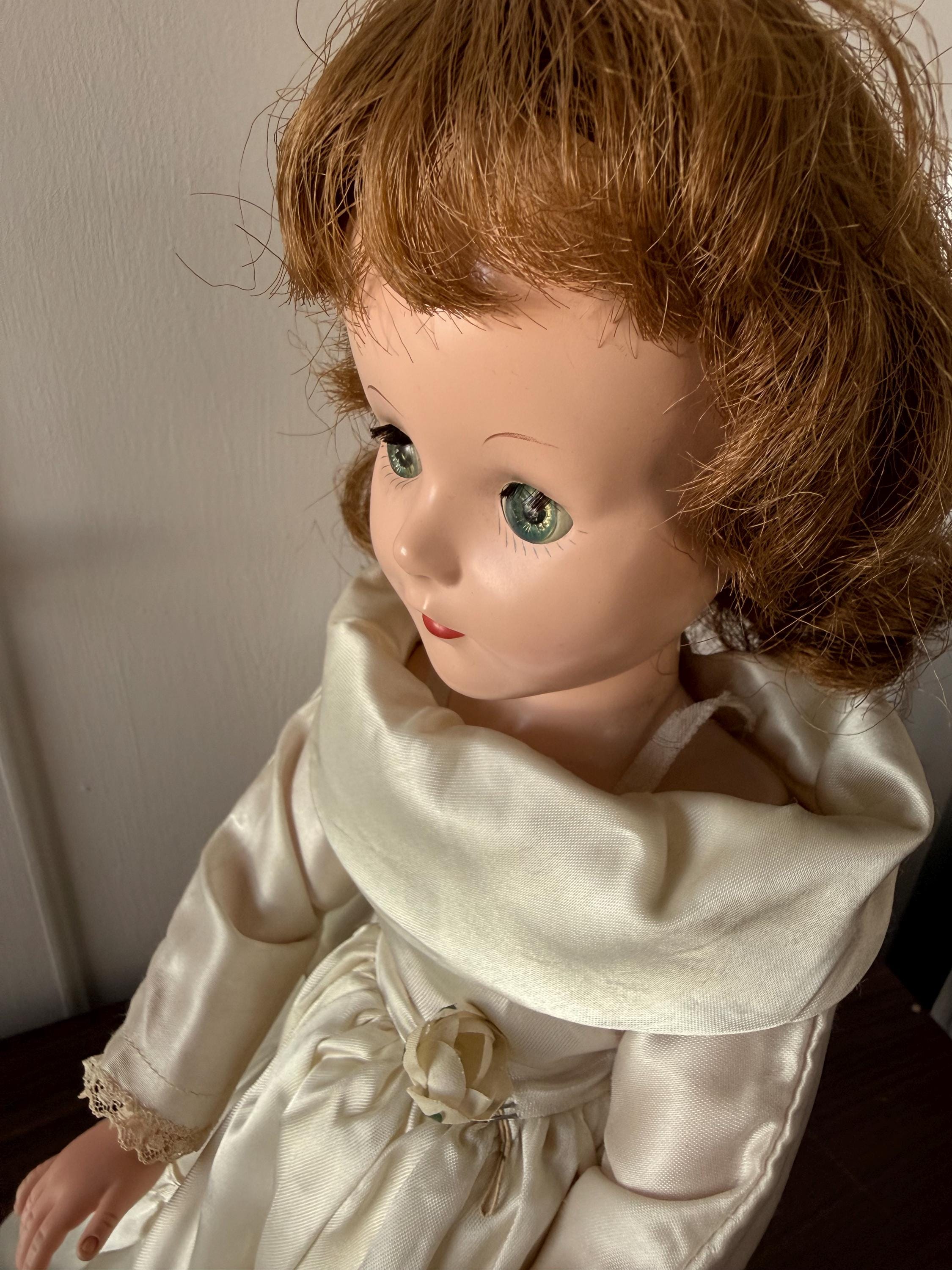 Estate Find 1950's American Character Doll Sweet Sue In her Wedding Dress
