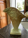 Vintage McCoy Grape Fan Vase