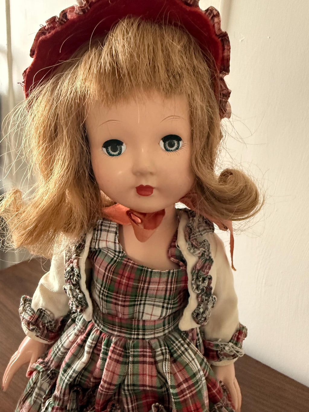Estate Find Beautiful Vintage Effanbee Honey 15" Blonde Original Dress