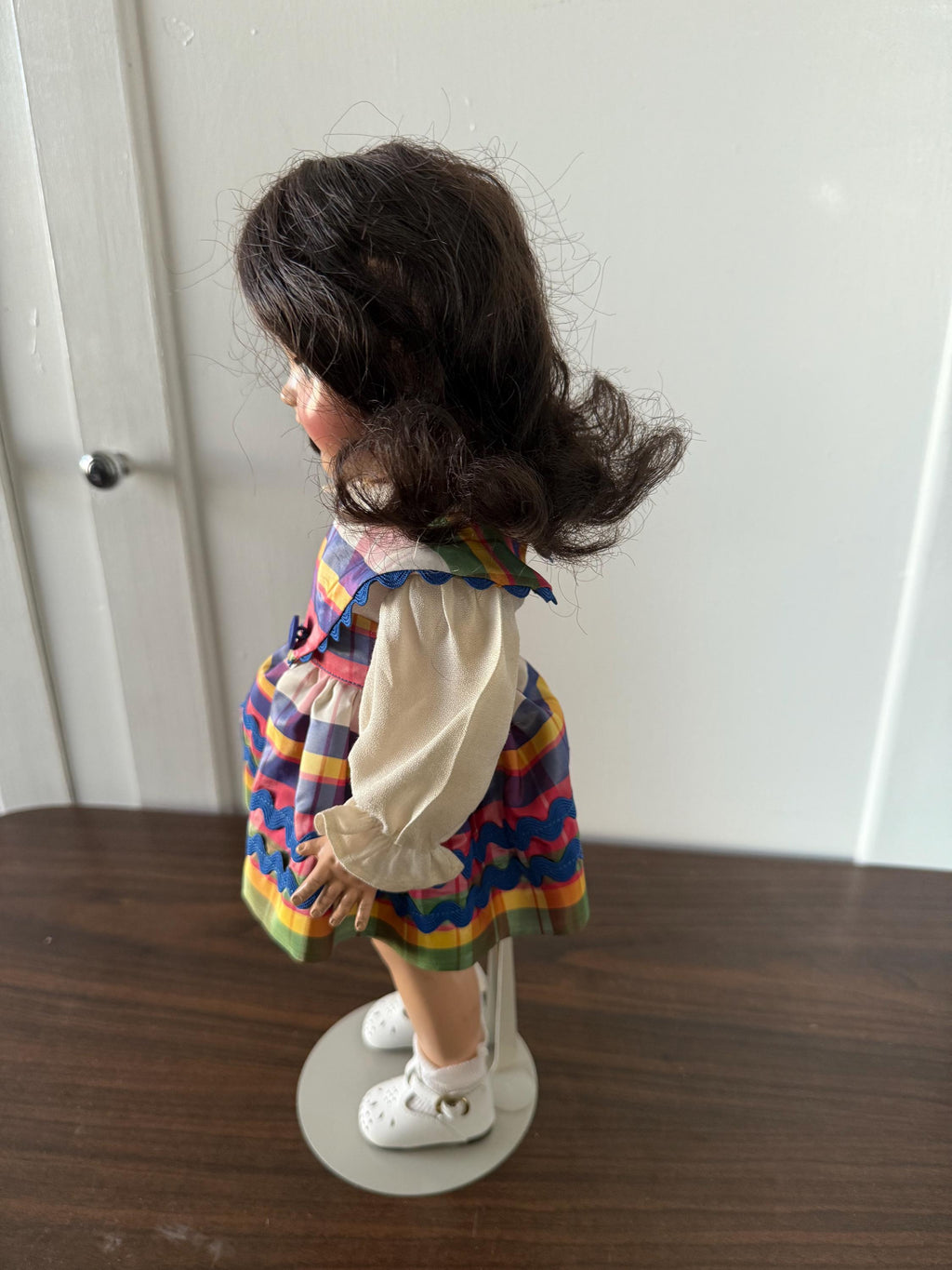 Estate Find Beautiful Vintage Ideal Toni P-91 15" Brunette with Handmade Dress
