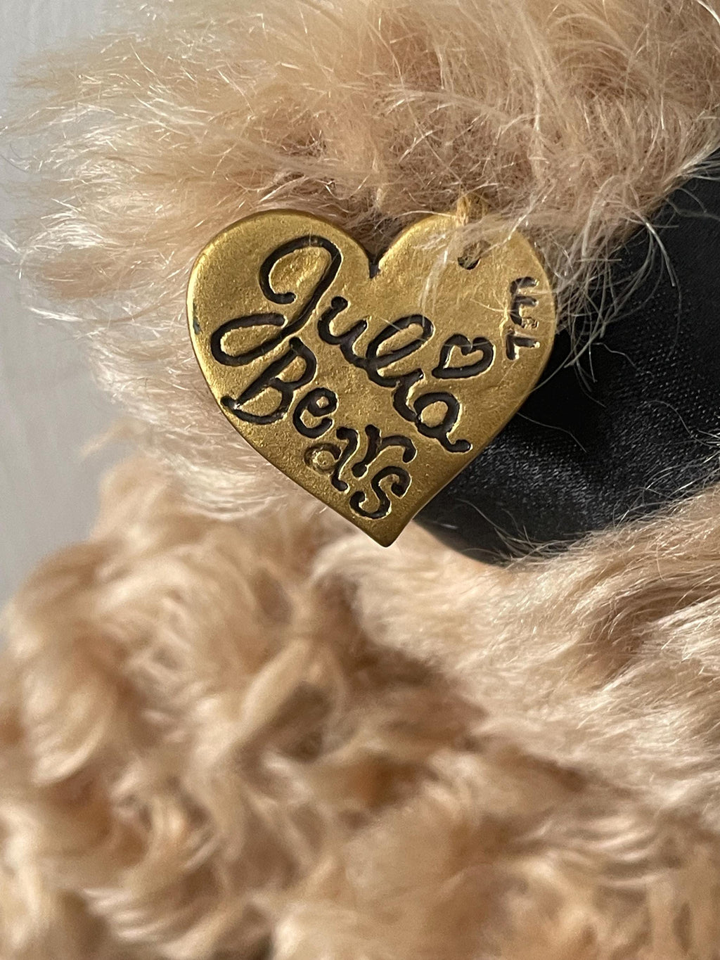 Long Golden Mohair Teddy Bear "Emma Claire" Exclusively Yours Julia Rueger