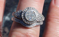 Stunning 1/4 ct Diamond Wedding and Engagement Ring Size 6 1/2