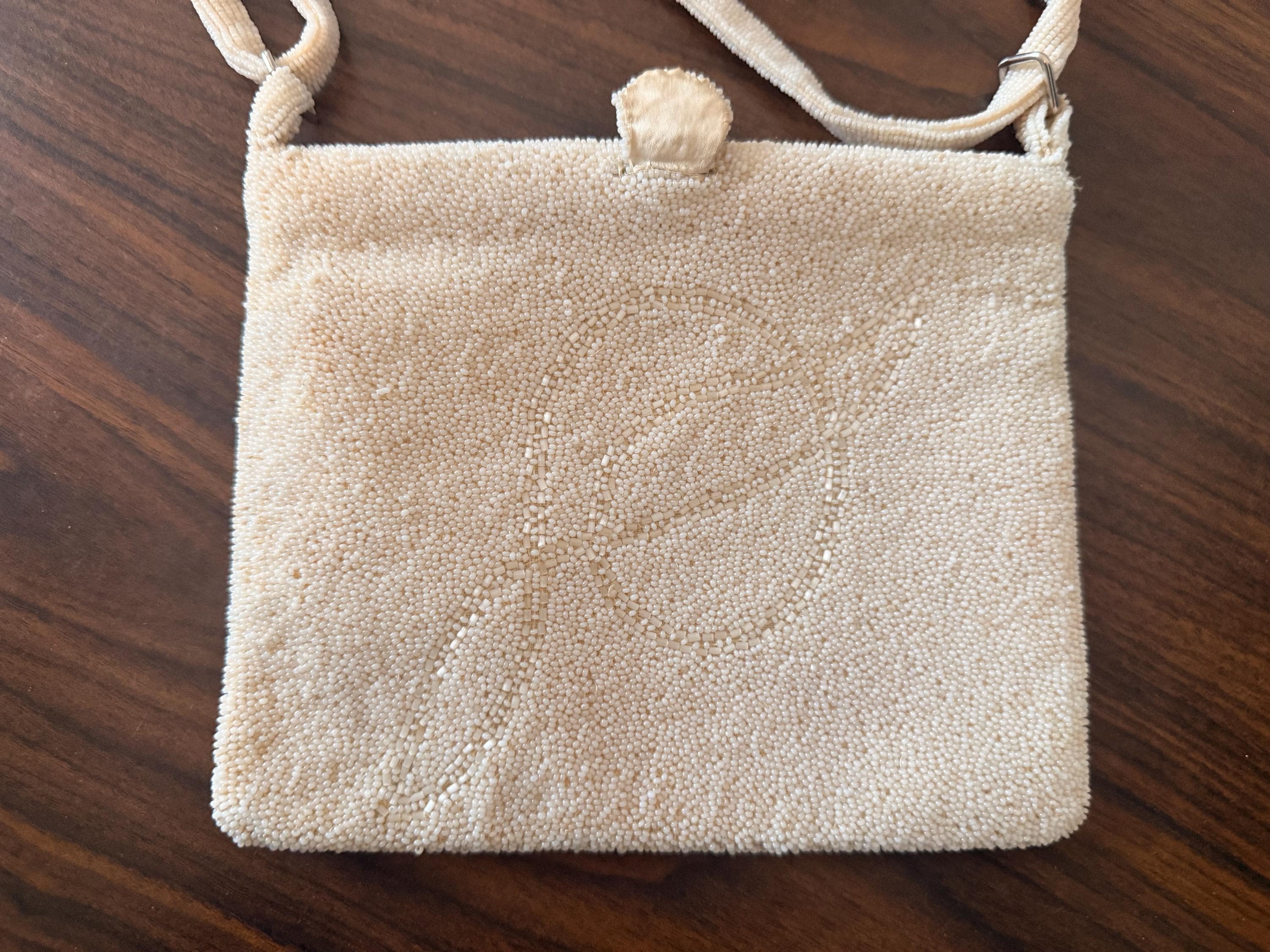 Stunning Vintage Heavy Beaded Purse Evening Bag by Walborg