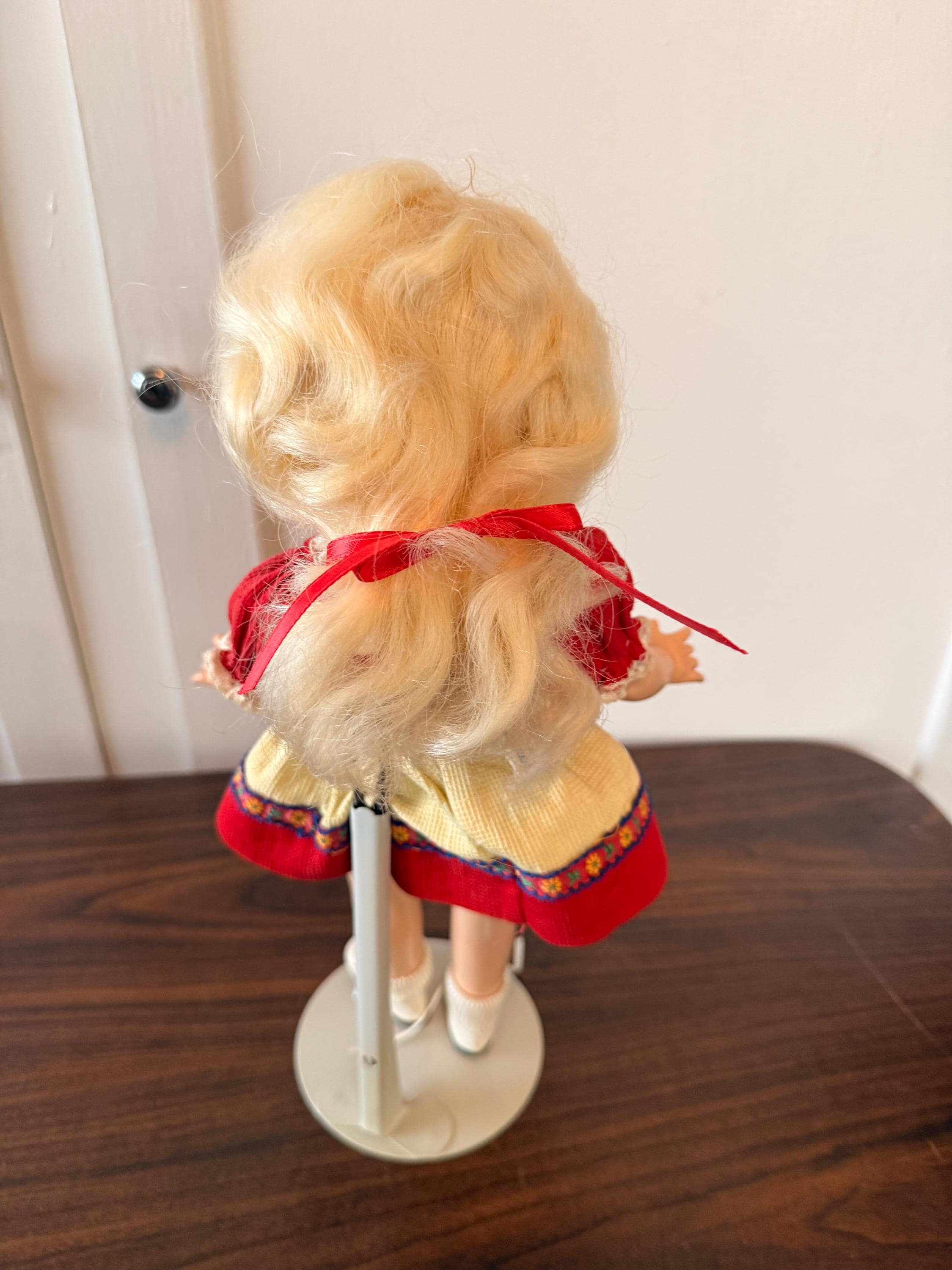 Estate Find Beautiful Vintage Ideal Toni P-90 14" Blonde Original Dress with Tag
