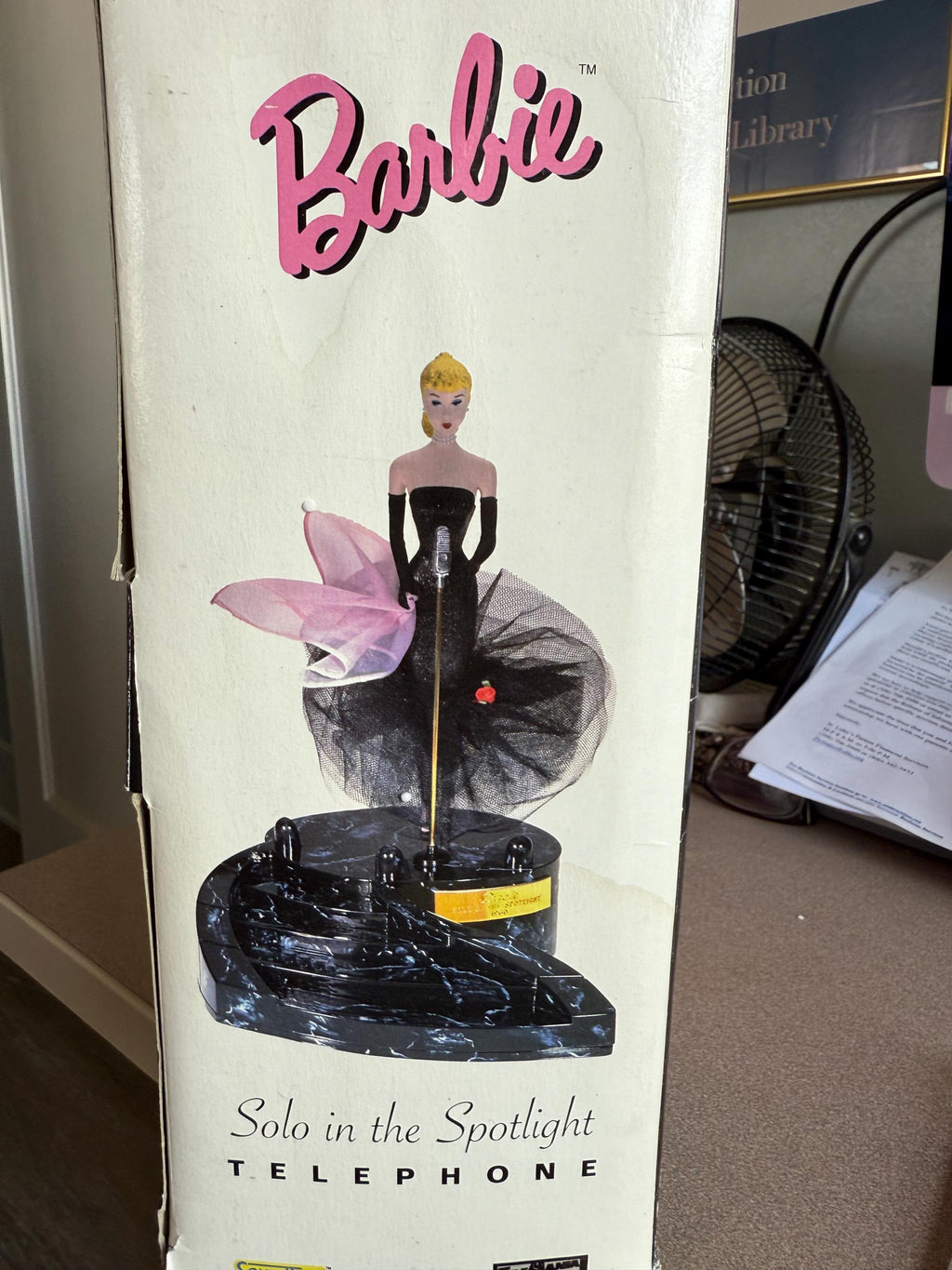 Vintage 1995 Barbie Solo In the Spotlight Telephone Collectible in the Original Box