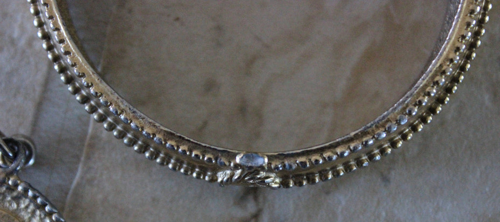 Vintage Karl Lagerfeld Chanel Bracelet with Blue Stone for Repair
