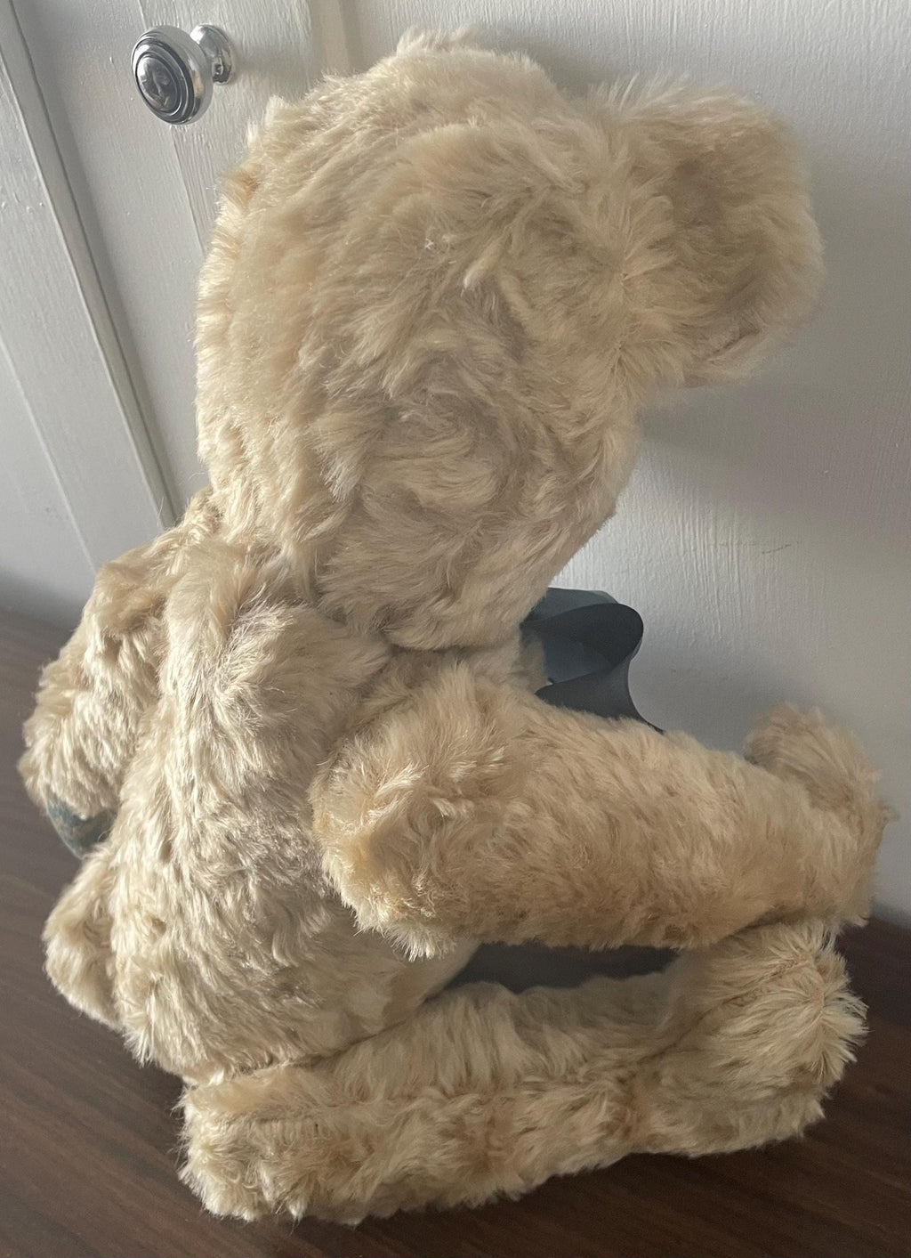 Vintage Blonde Mohair Teddy Bear Handmade in England The English Teddy Bear Company