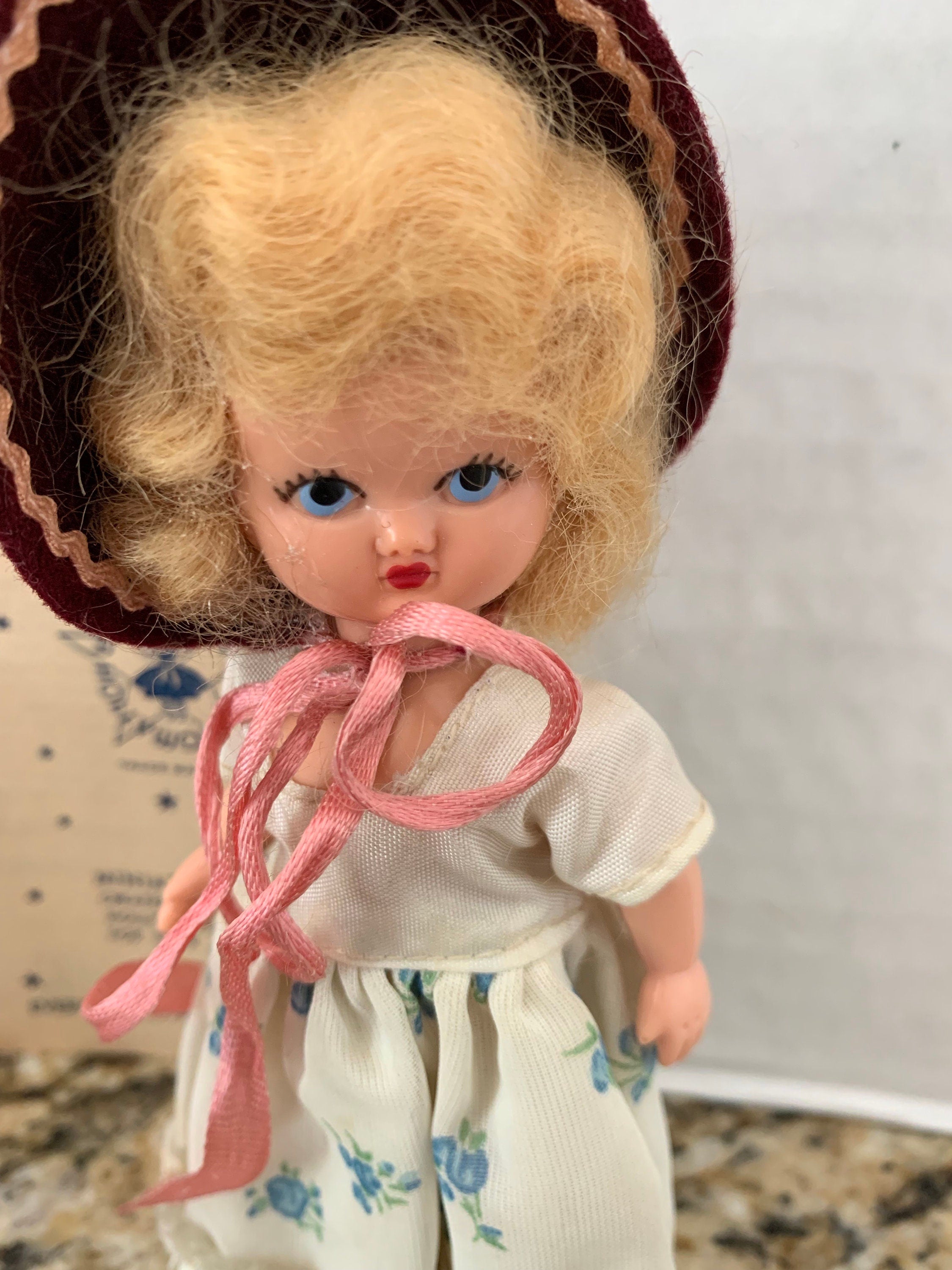 Vintage 1950's Hollywood Doll Company Daisy Bell Doll with Booklet