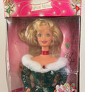 Vintage 1997 Festive Season Barbie Doll in the original box With Green Eyes Christmas