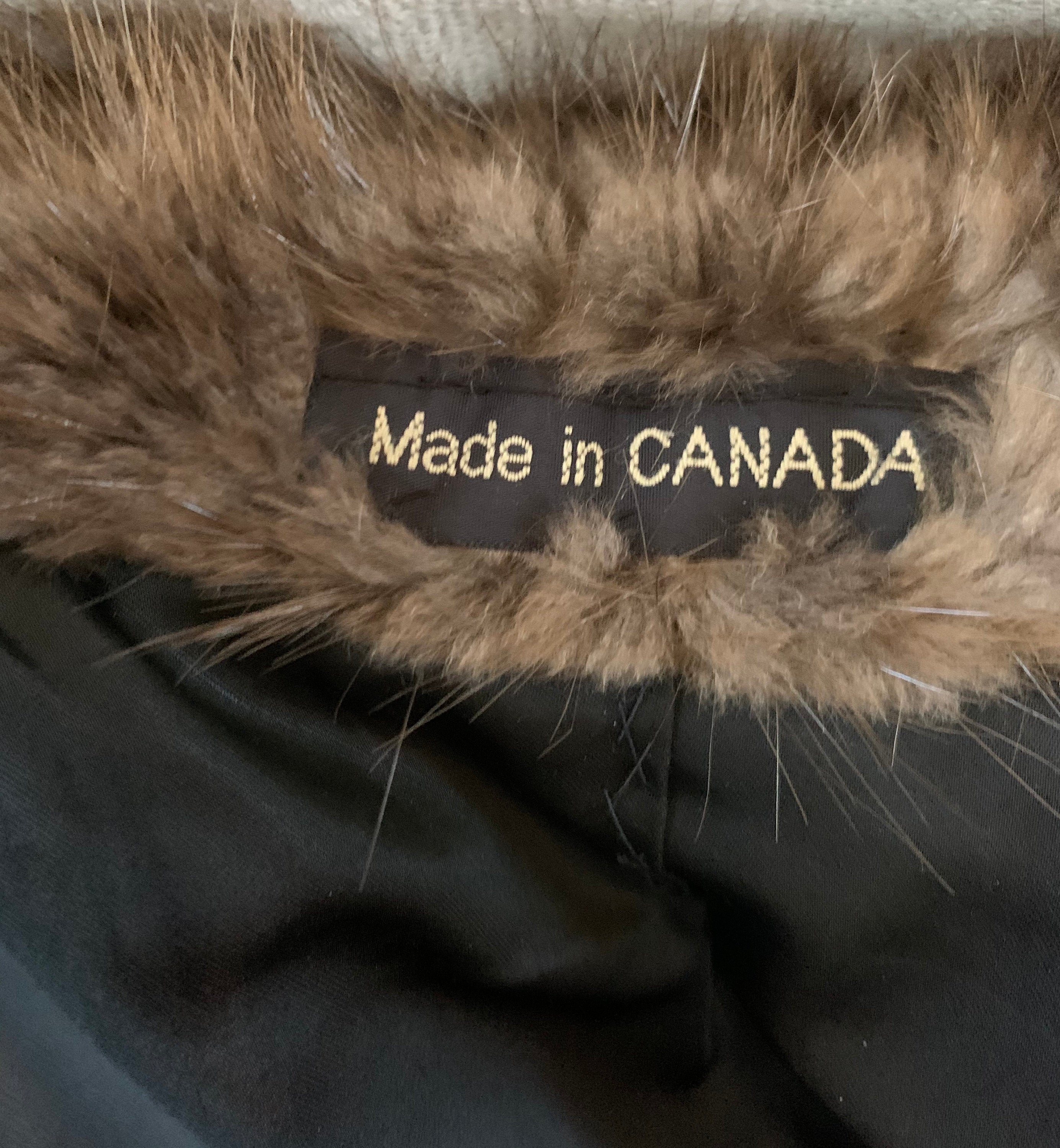 Stunning Vintage  Unique Custom Beaver Fur Jacket Coat