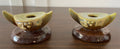 Pair Of Vintage 1940's Roseville Pottery Taper Candle Holders #251