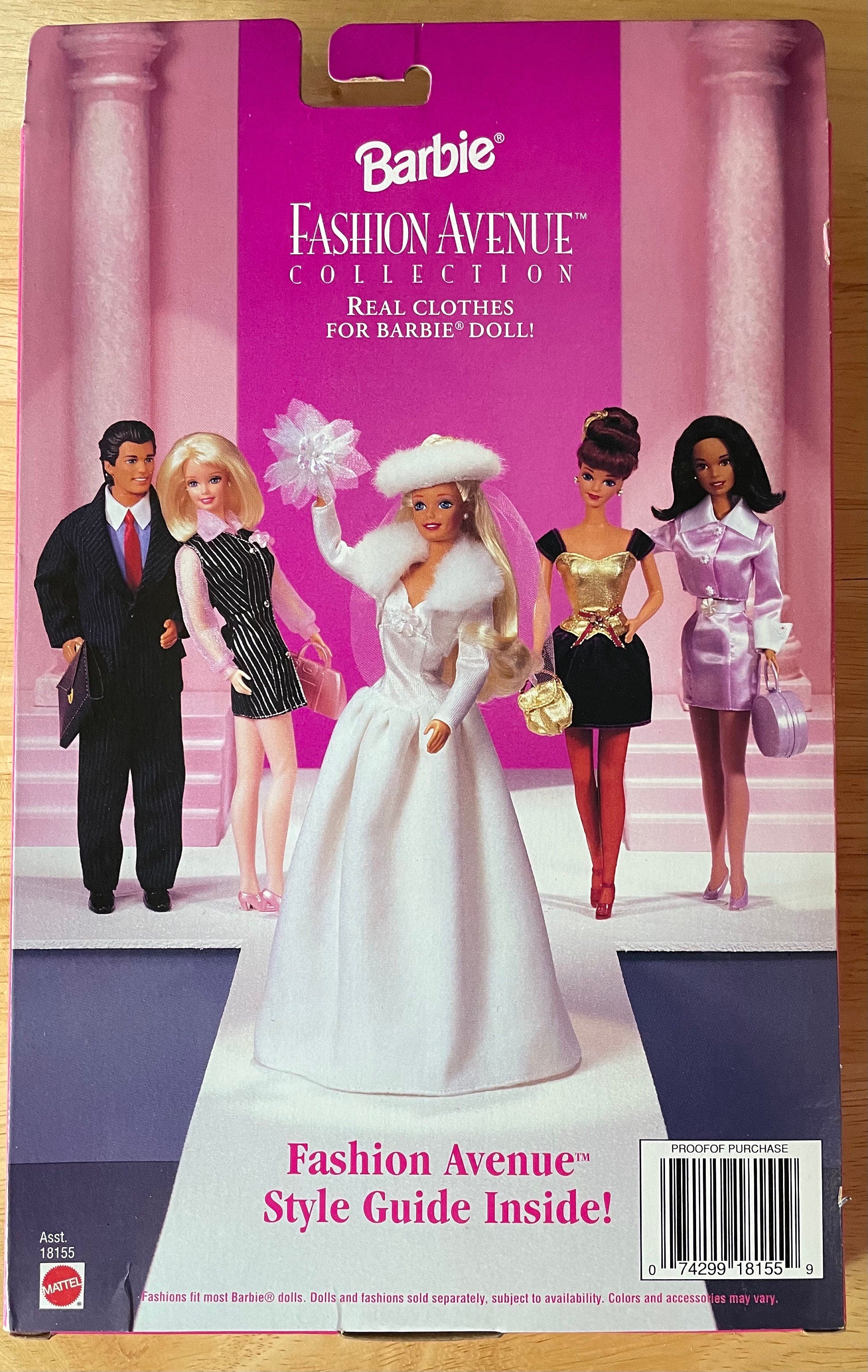 Vintage 1997 Mattel Barbie Boutique Fashion Avenue Outfit New in Box