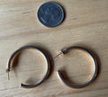 Large Vintage 14k GF Hoop Earrings