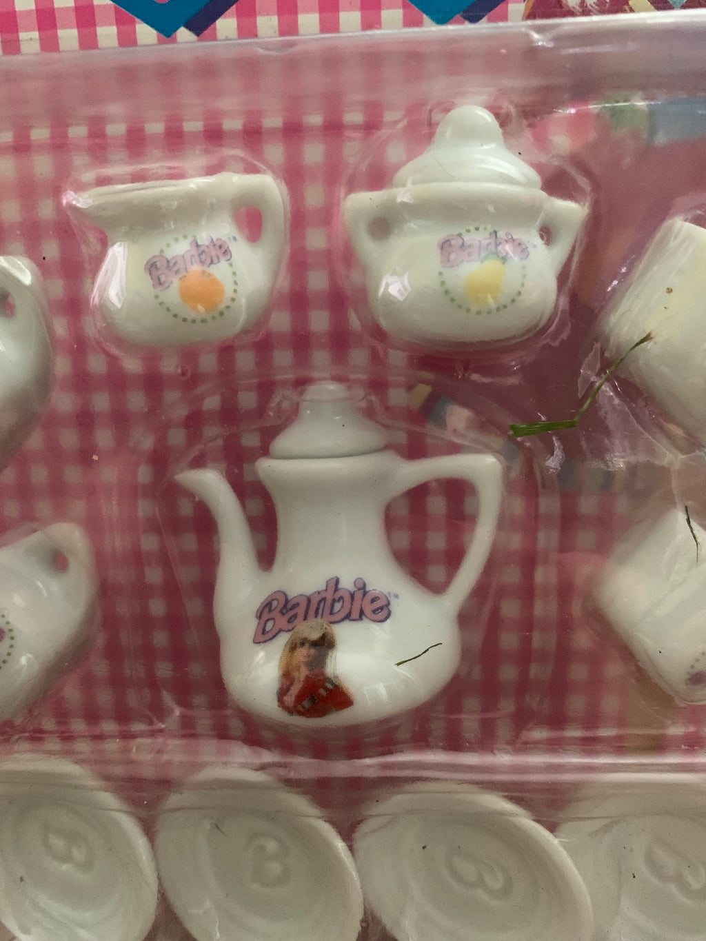 Vintage 1994 Barbie China Tea Set