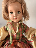 Estate Find Beautiful Vintage American Character Sweet Sue 17" Blonde Vintage Dress
