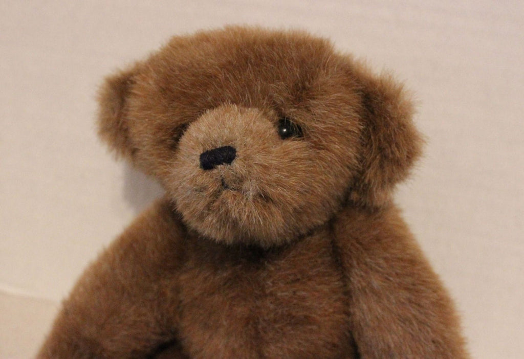 Cute Boyds 11" Brown Bear with White Tag 1990 Old Face