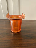 Vintage Vintage Dugan Marigold Carnival Glass Hat Violet Basket