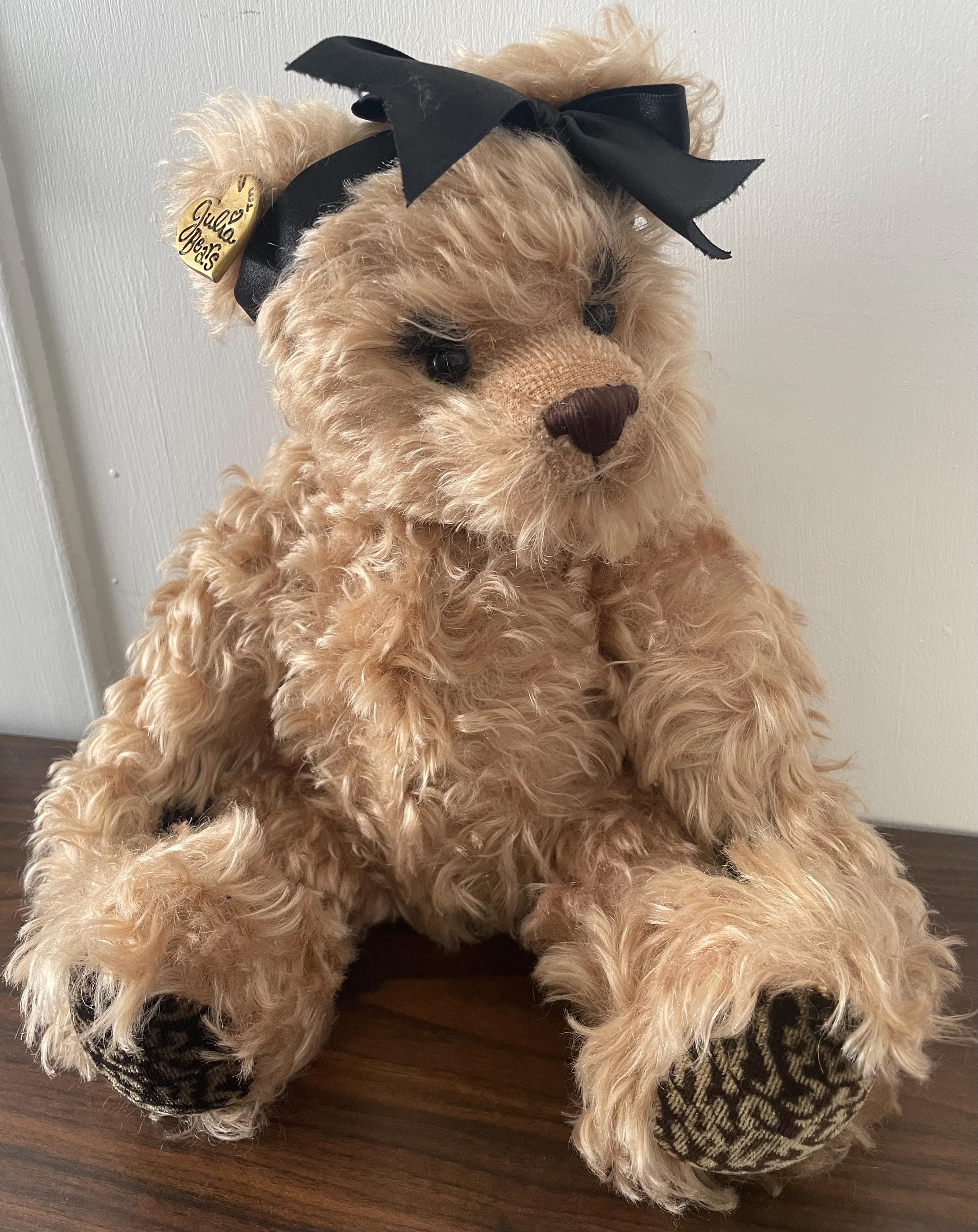 Long Golden Mohair Teddy Bear "Emma Claire" Exclusively Yours Julia Rueger