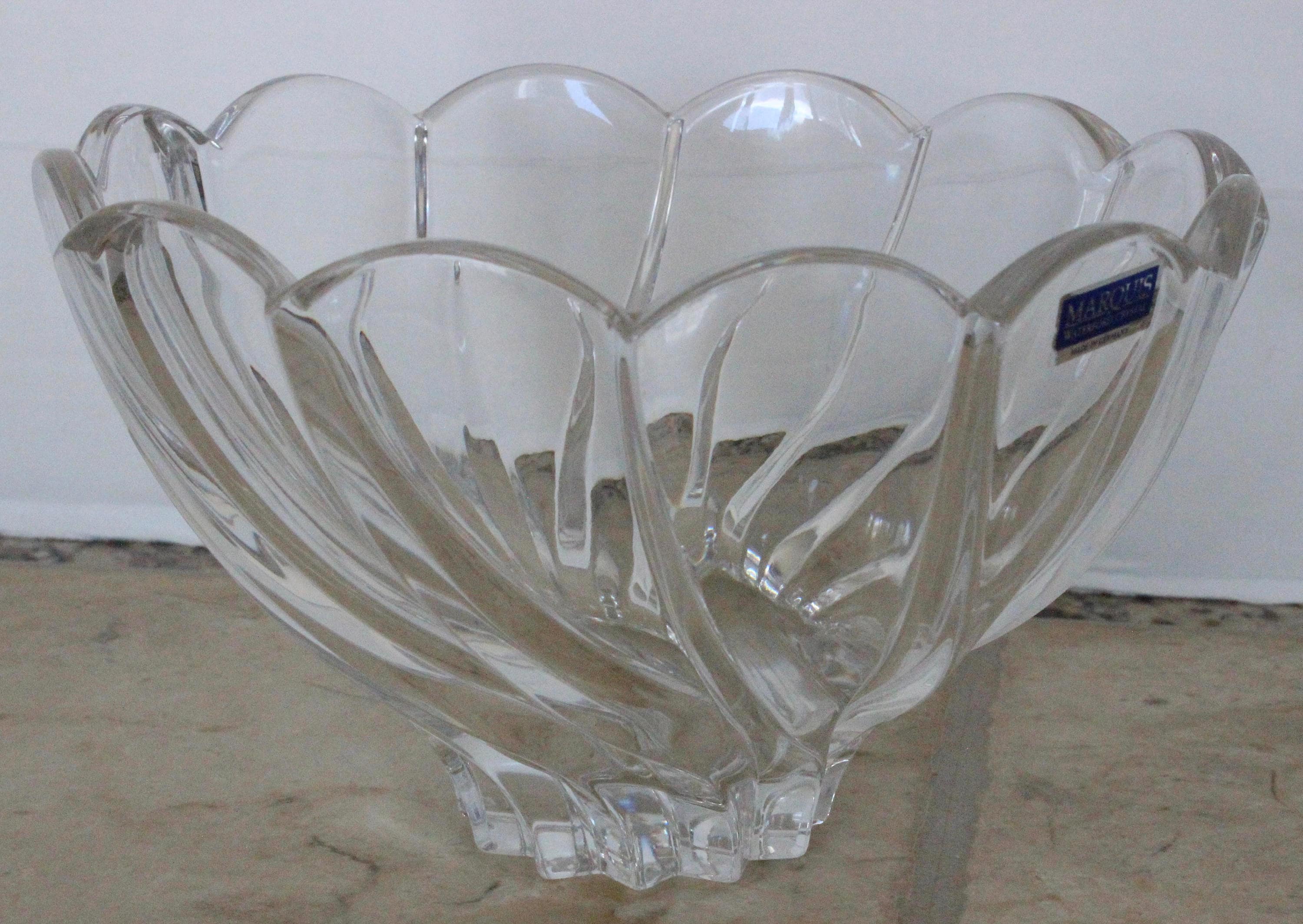 Beautiful Authentic Waterford Crystal Marquis "Wild flower" Bowl