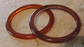Vintage Tested Simichrome Bakelite Lot of 2 Bracelets Butterscotch and Grape Jelly