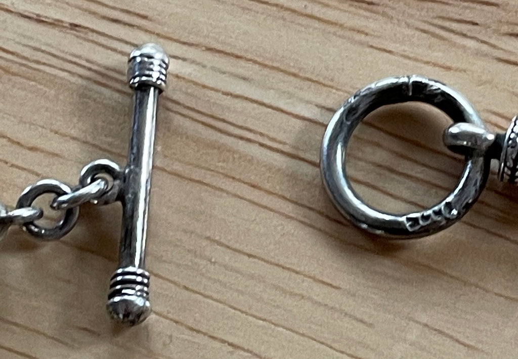Beautiful Unique Heavy Sterling Silver Chain Necklace
