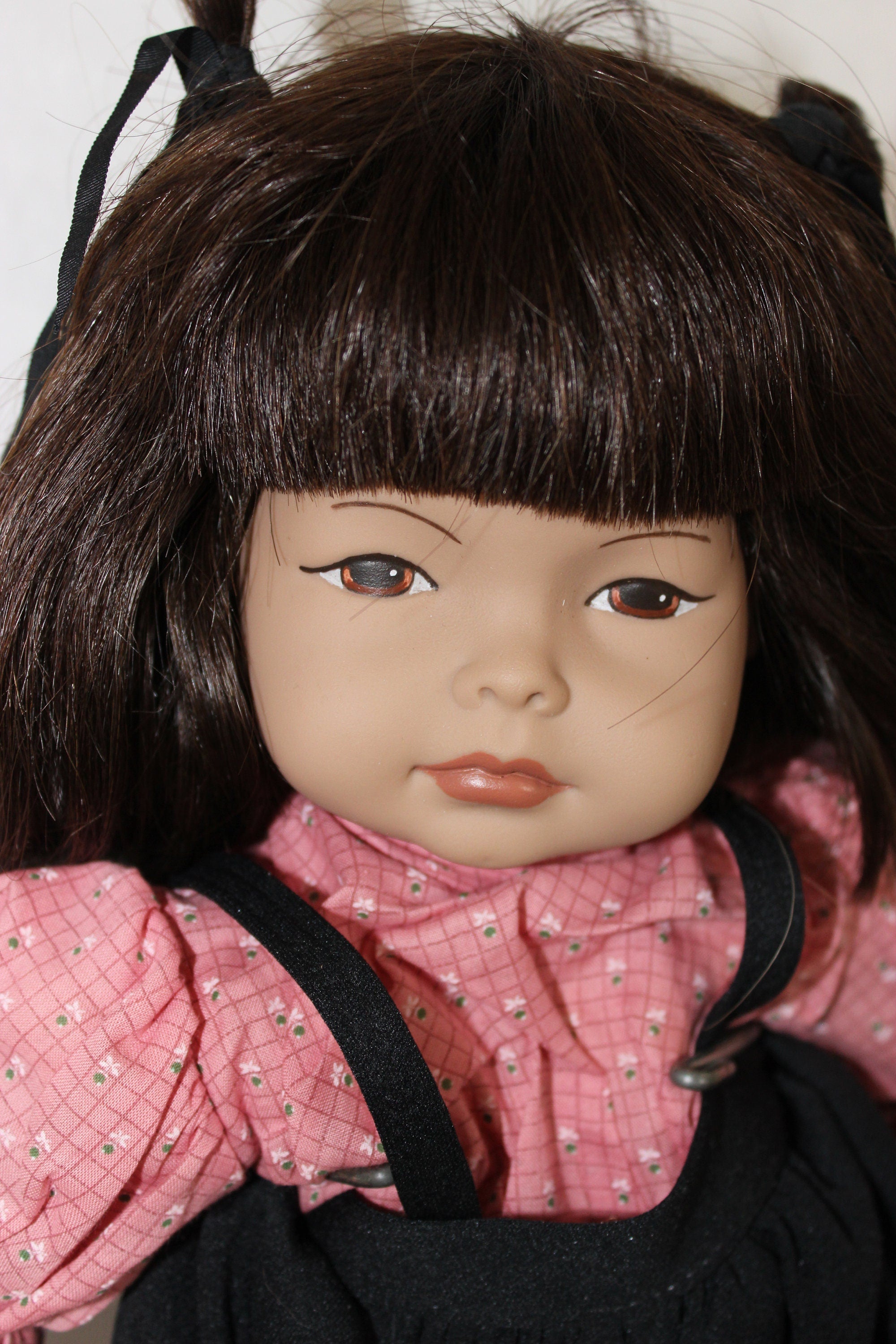 1980's Swiss Made Heidi Ott Hand Painted Toddler Doll w COA