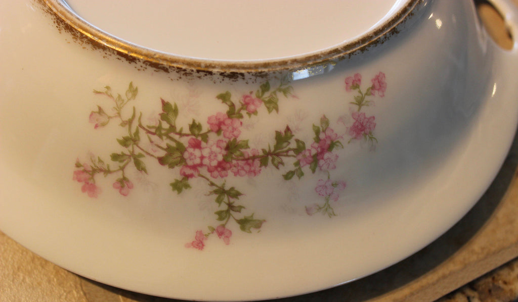 Antique Haviland Limoges Double Handle Serving Bowl