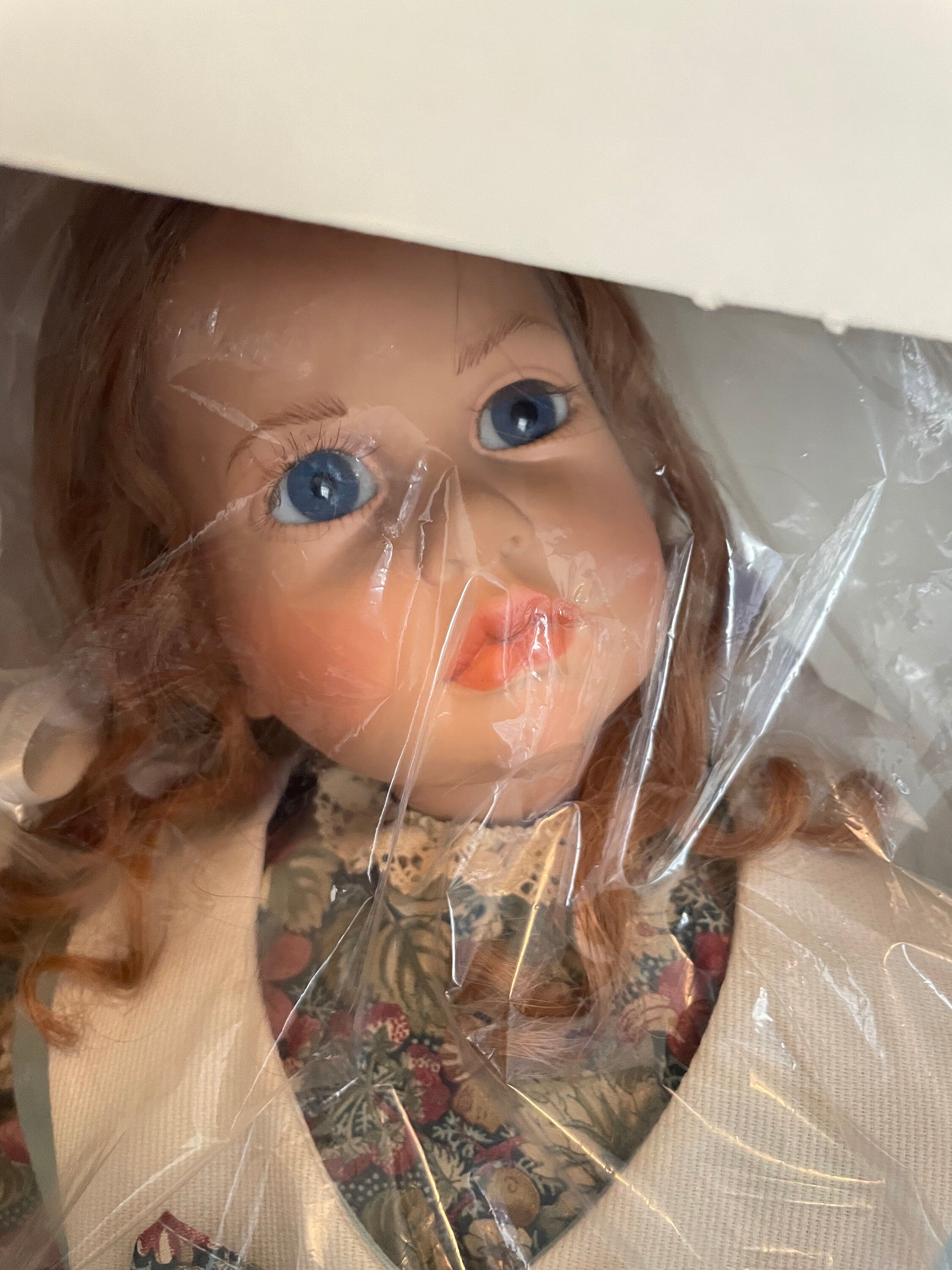 Rare Hildegard Gunzel Limited Edition Vinyl Doll Meredith With Glass Eyes and Hand Painted Features