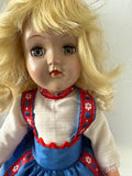 Estate Find Beautiful Vintage Ideal Toni P-91 14" Blonde Handmade Dress