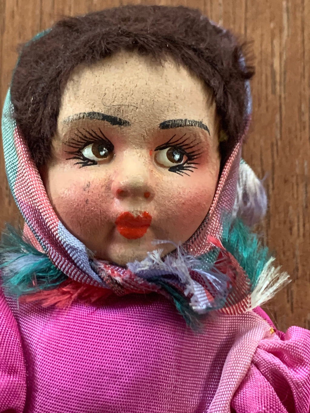 Beautiful Hand Painted Lenci Type 7" Russian Doll