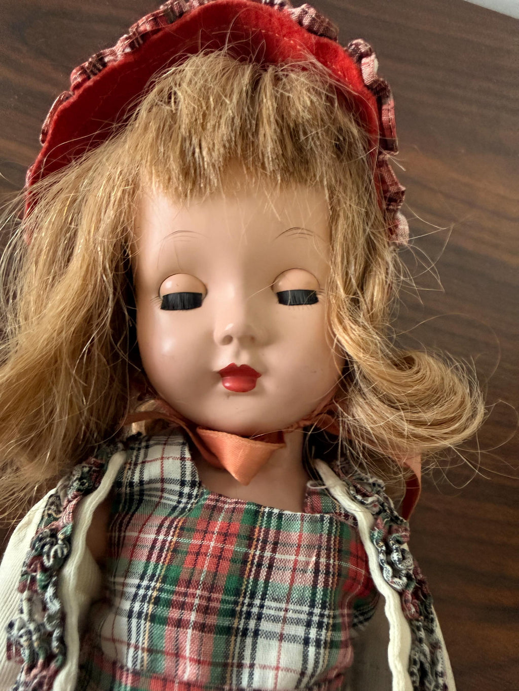 Estate Find Beautiful Vintage Effanbee Honey 15" Blonde Original Dress