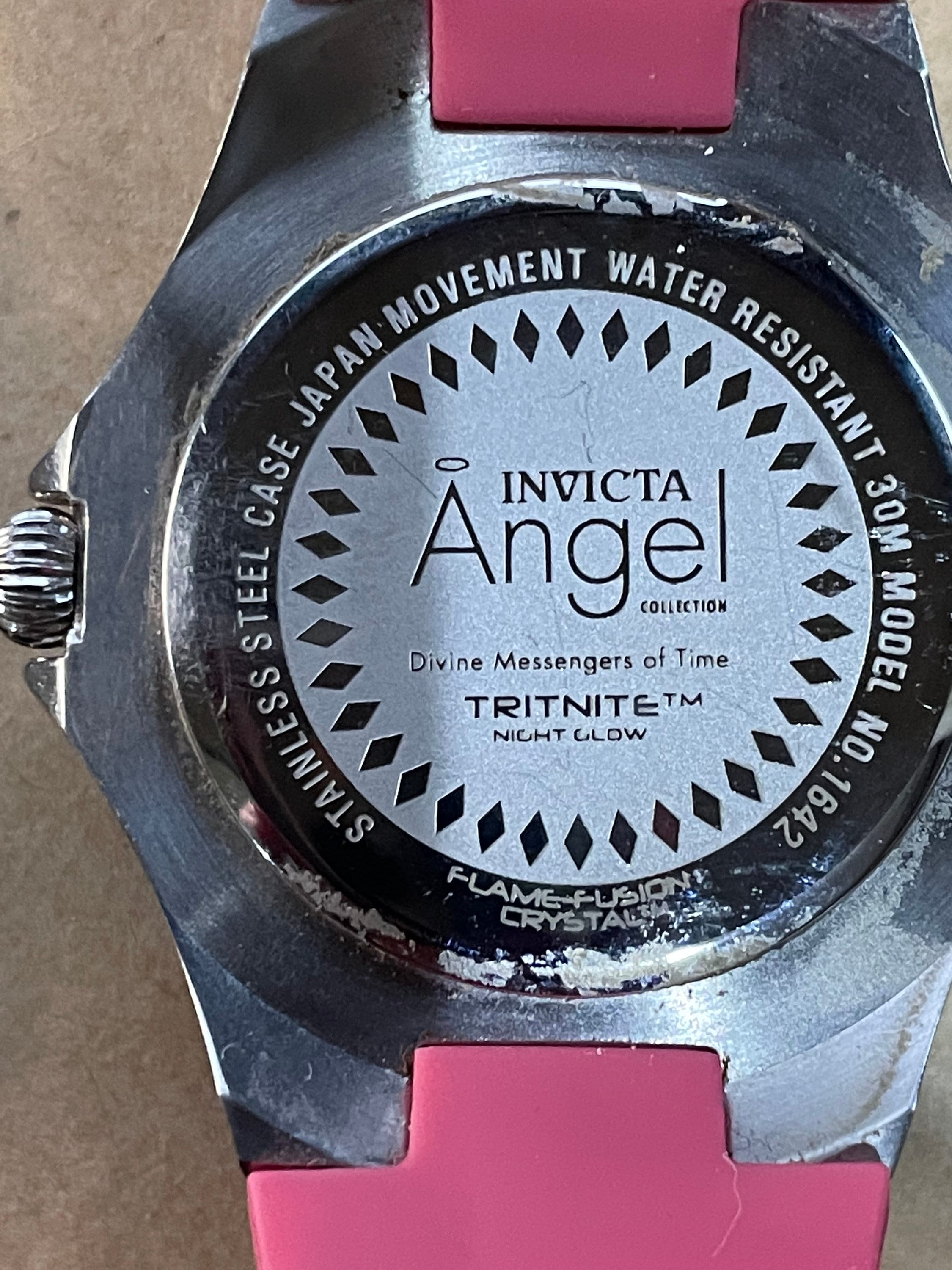 Vintage Ladies Invicta Angel Watch with Crystals