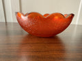 Vintage Marigold Carnival Glass Serving Bowl by Jeannette Glass Company