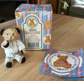 Enesco Centimental Adrian Bear with Stripped Pajamas  Figurine #125725