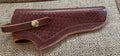 Vintage Genuine Brown Leather Hand Tooled Pistol Hand Gun Holster