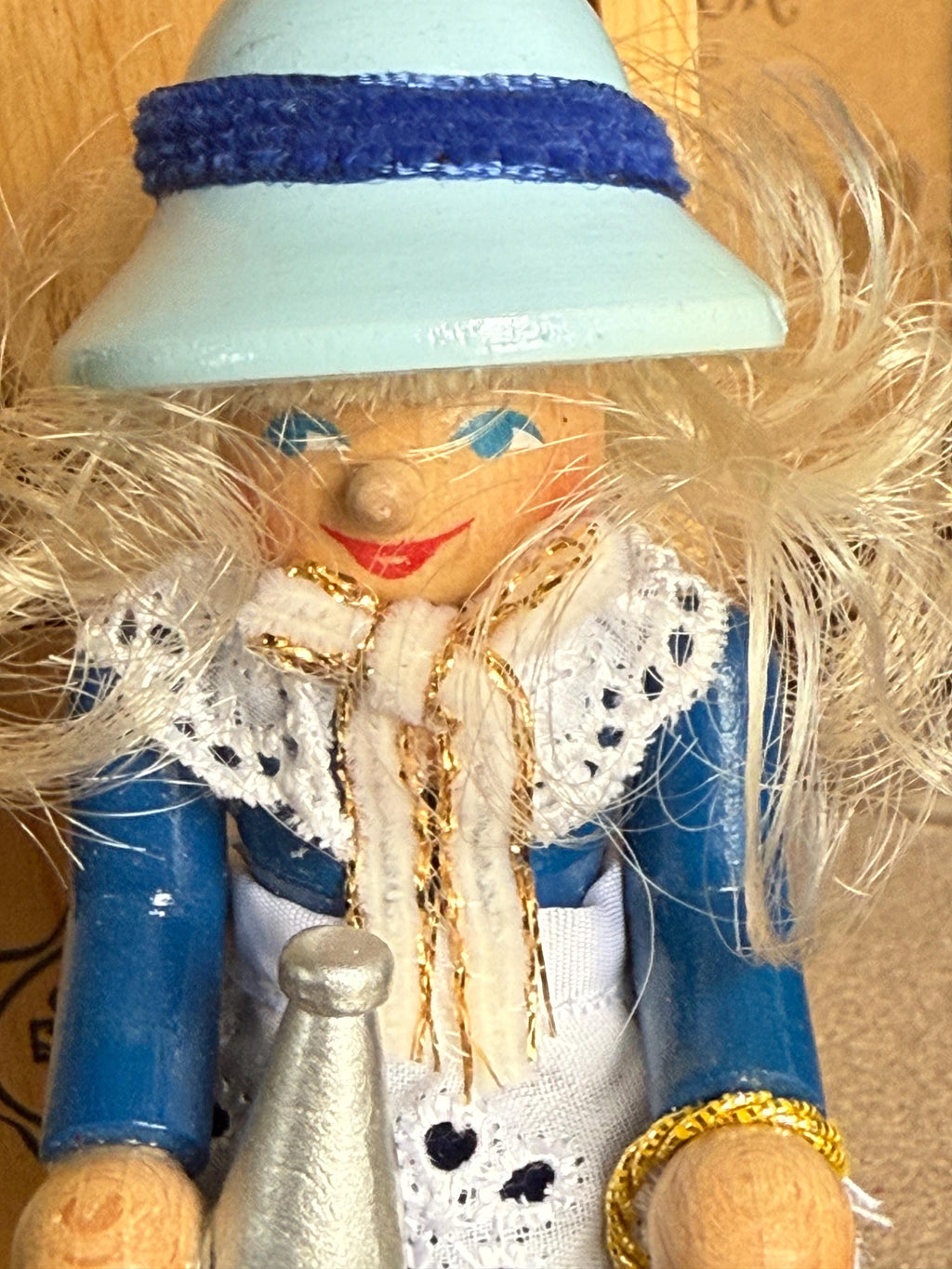 RARE Limited ED Vintage 5 1/2 inch Steinbach Miniature Nutcracker Alice in Wonderland "Drink Me"  Made in Germany MIB