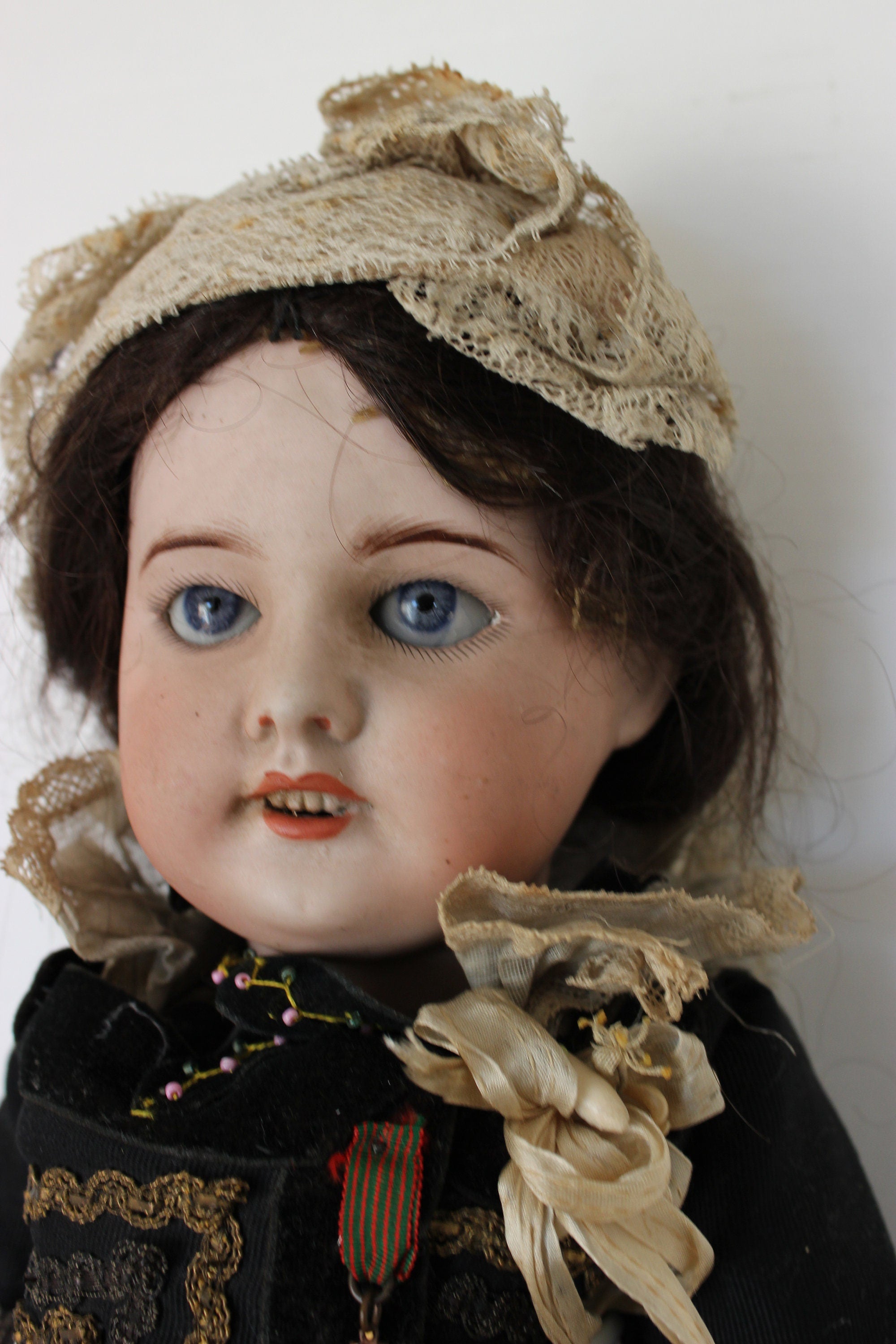 Rare Antique SFBJ French Doll in Original Clothes