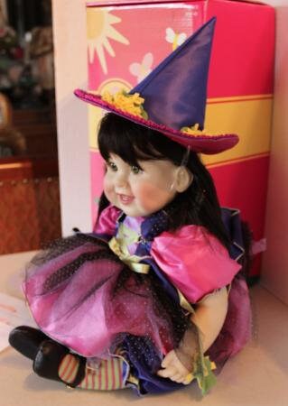 Marie Osmond Halloween 20" Interactive Babies A Bloom Witch Hazel Anniversary Doll ~Giggles