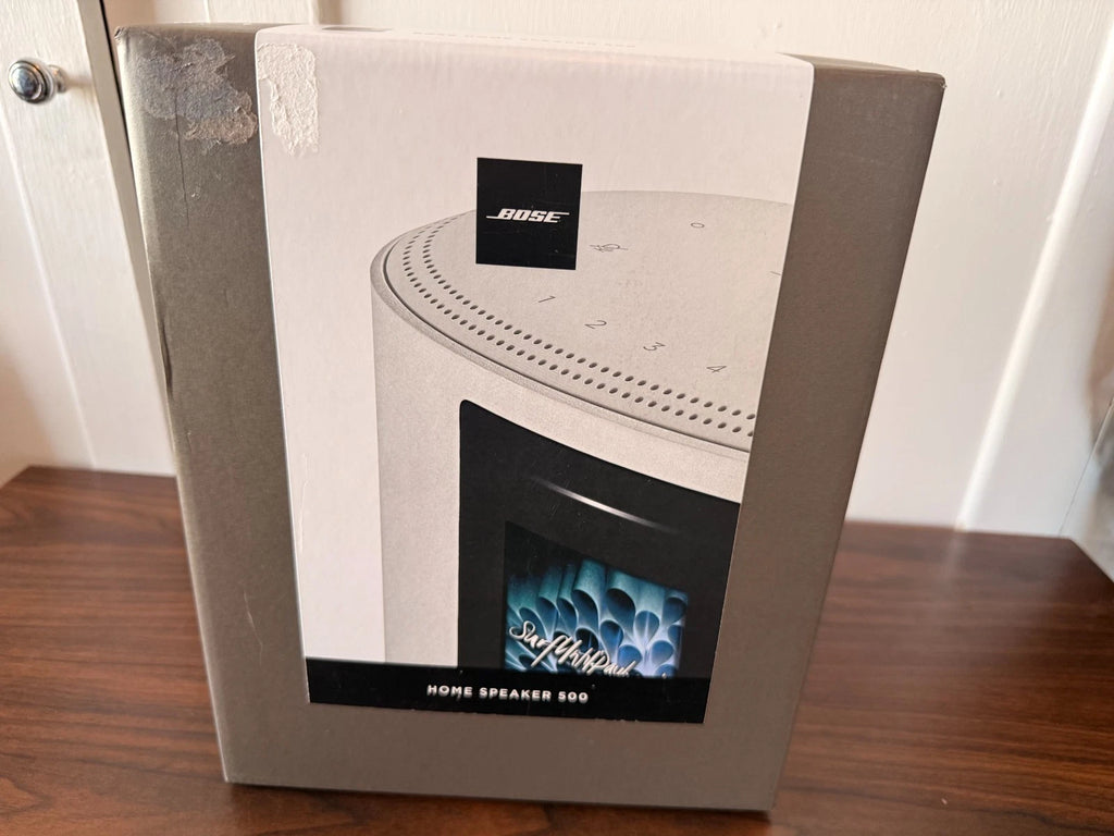 Bose Home Smart Speaker 500 Bluetooth Wi-Fi with Alexa Voice Control Luxe Silver